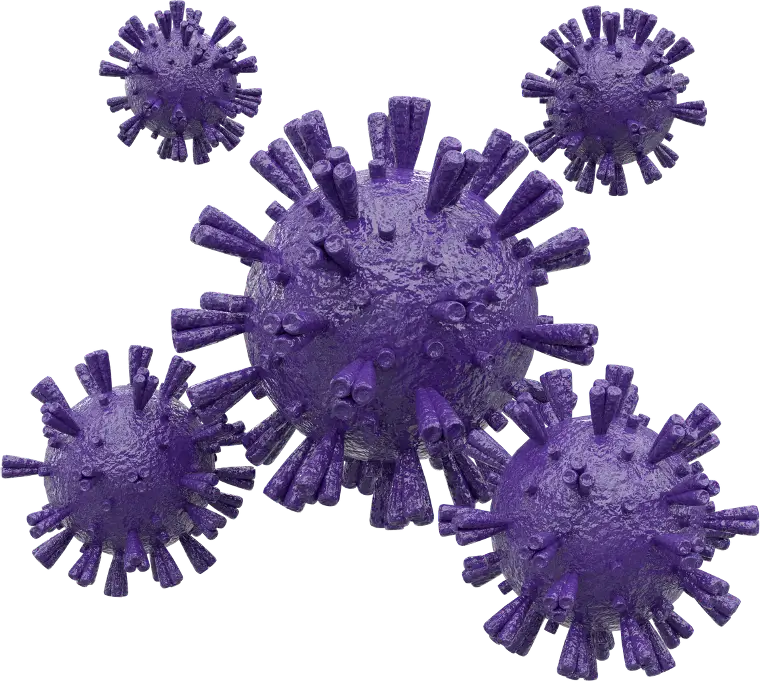 ilustracion de un virus