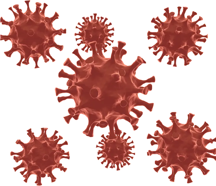ilustracion de un virus